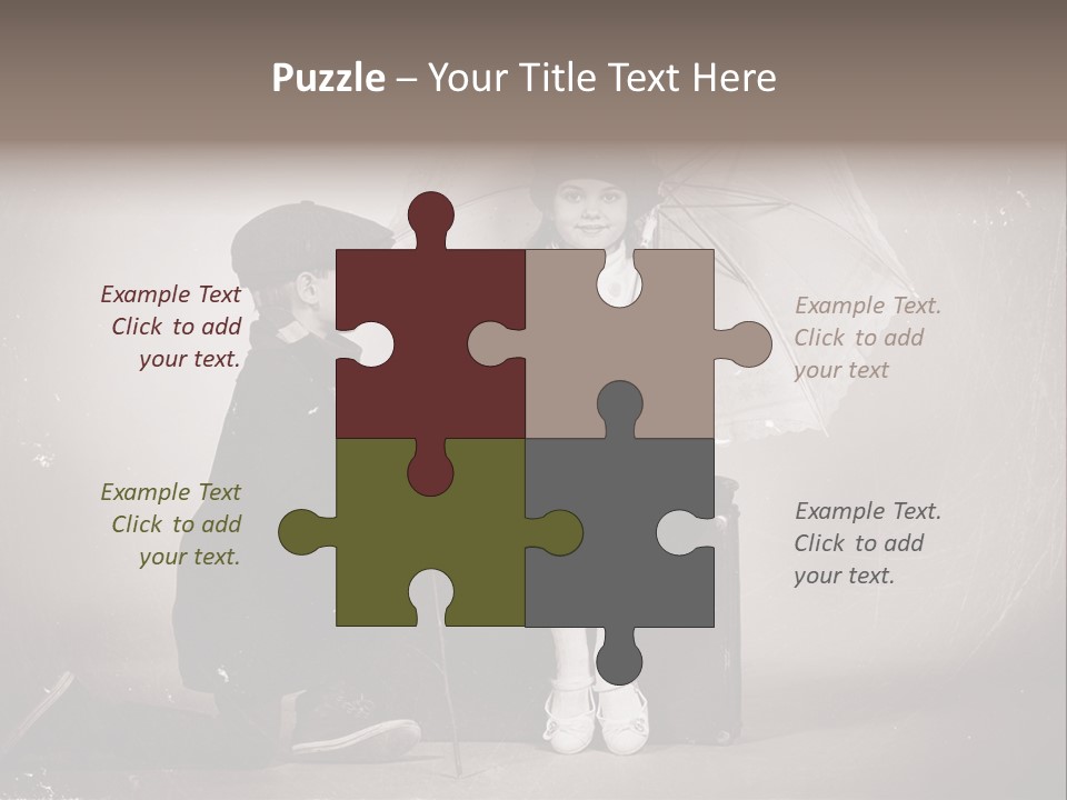 Background Vintage People PowerPoint Template