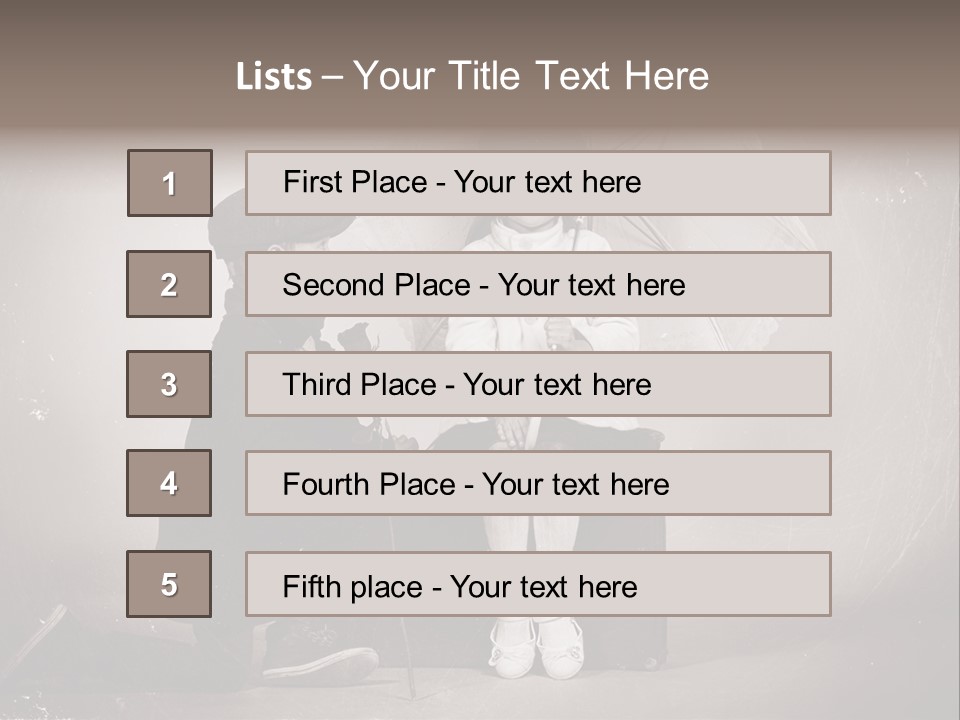Background Vintage People PowerPoint Template