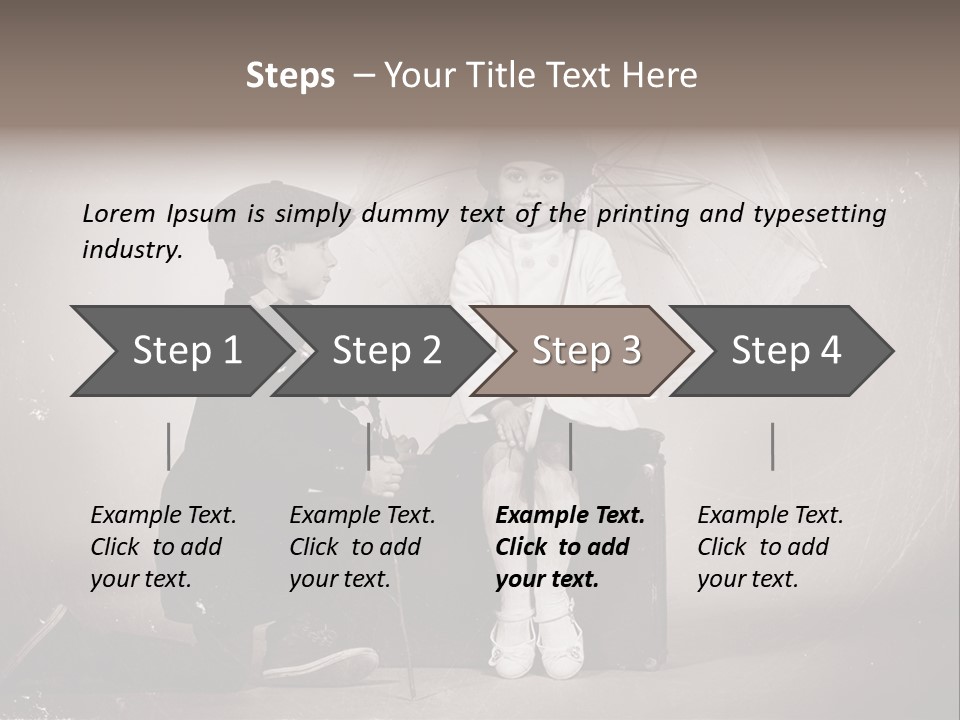 Background Vintage People PowerPoint Template