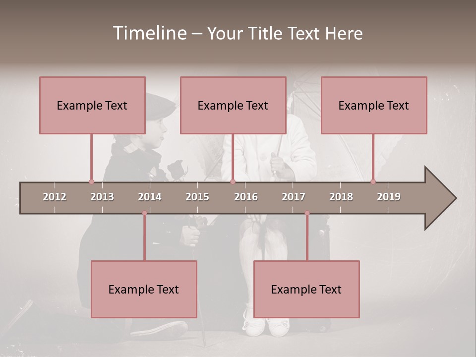 Background Vintage People PowerPoint Template