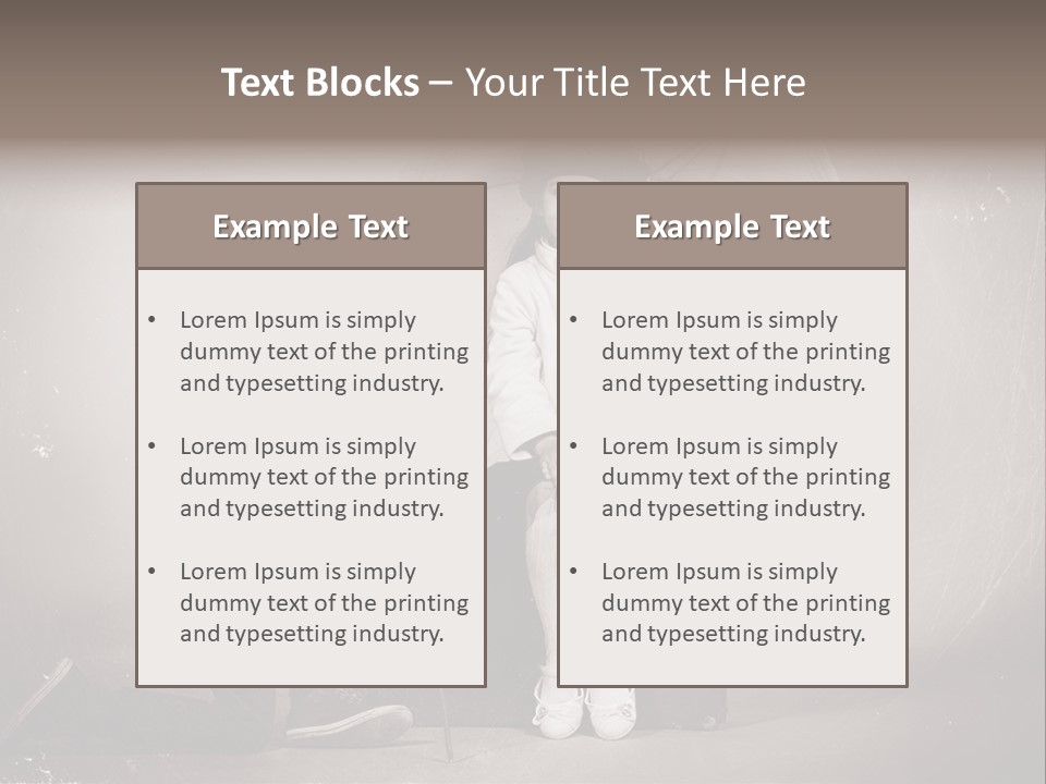 Background Vintage People PowerPoint Template