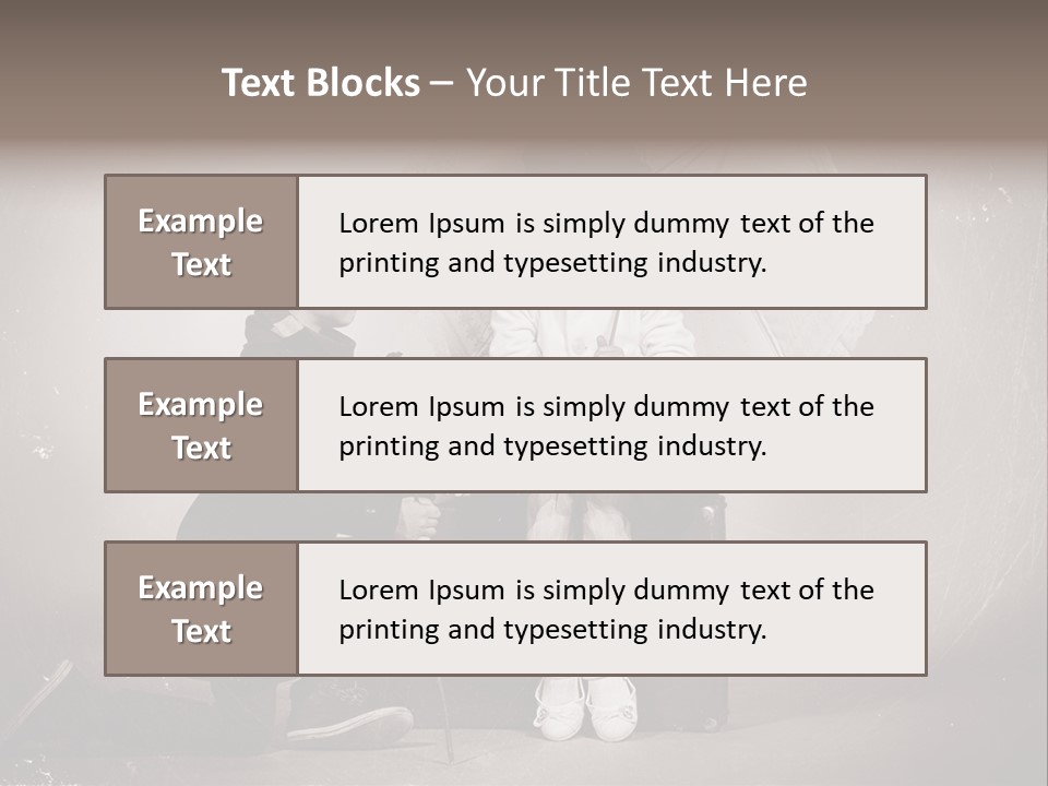 Background Vintage People PowerPoint Template