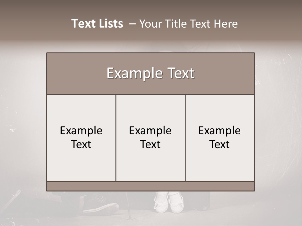 Background Vintage People PowerPoint Template