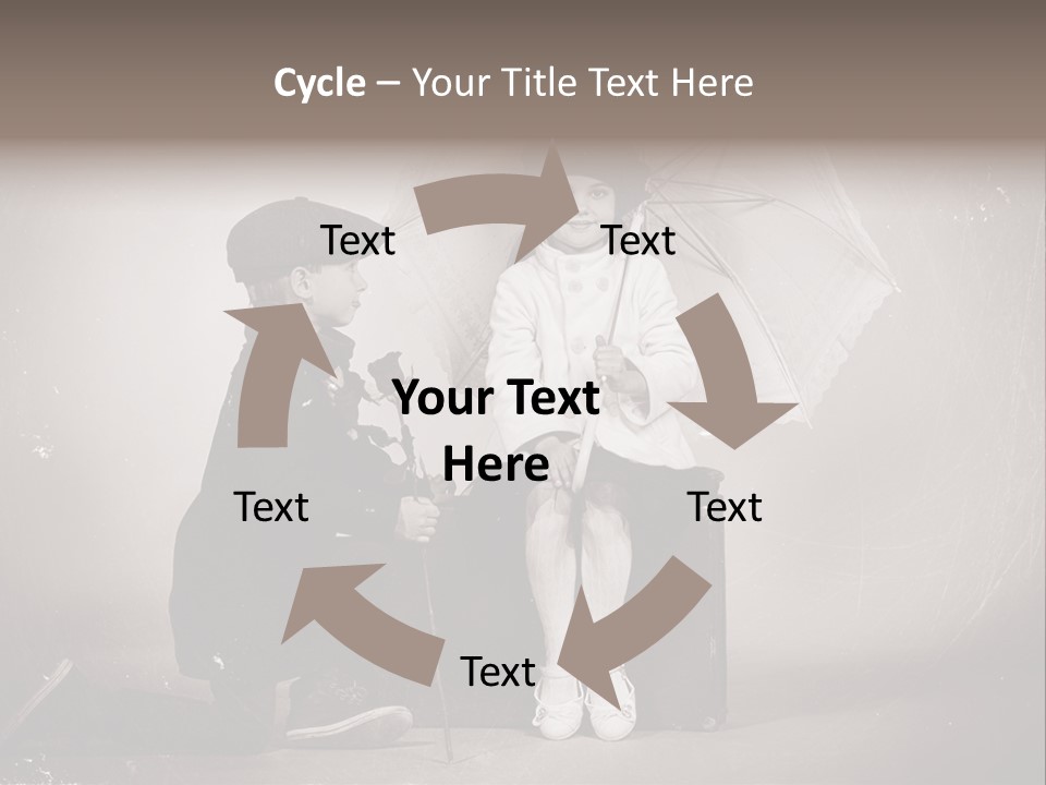 Background Vintage People PowerPoint Template