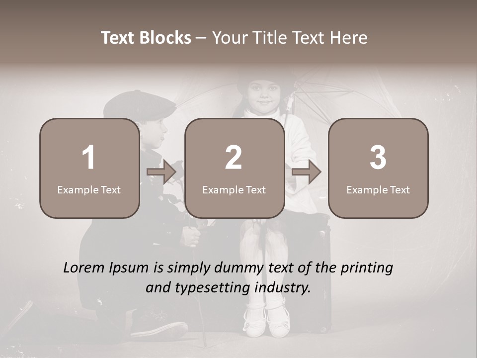 Background Vintage People PowerPoint Template