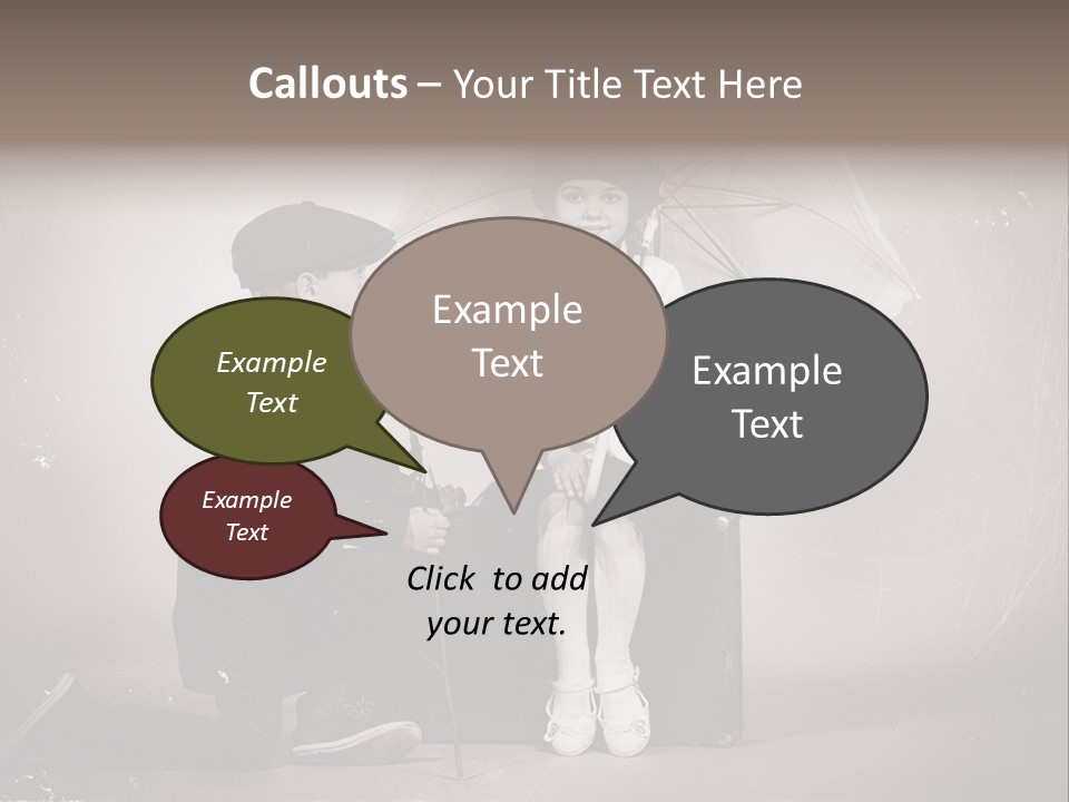 Background Vintage People PowerPoint Template