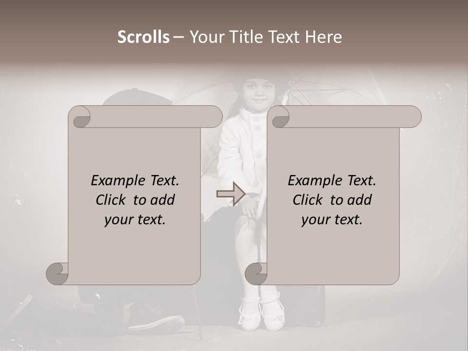 Background Vintage People PowerPoint Template