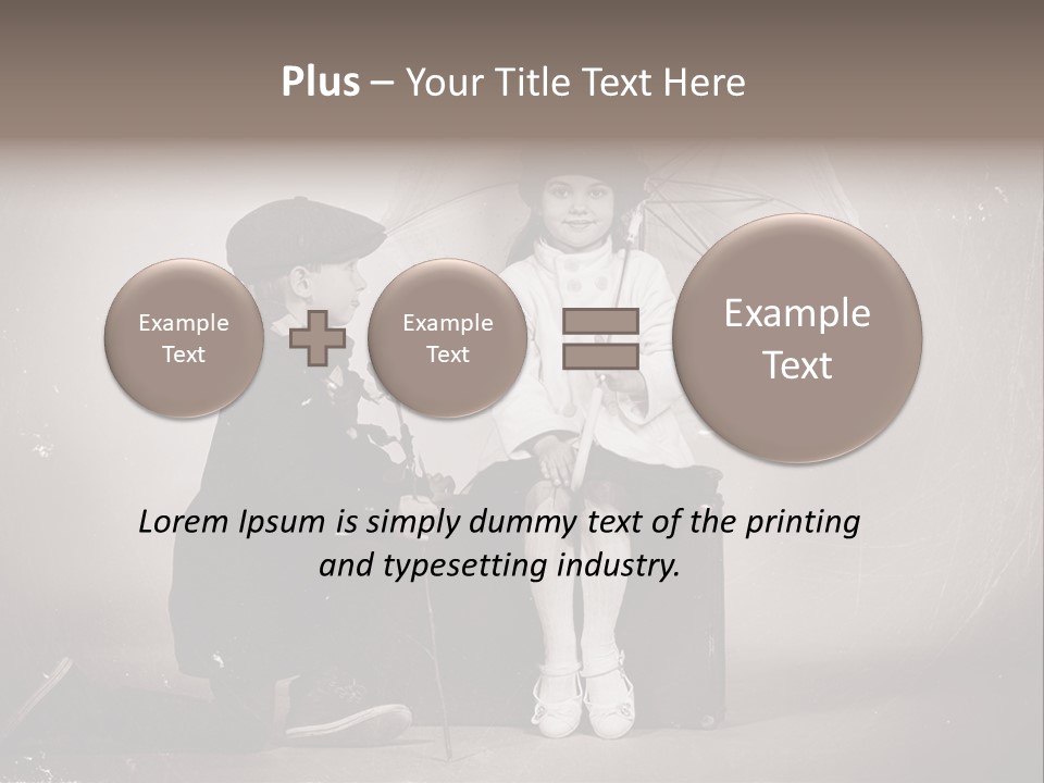 Background Vintage People PowerPoint Template