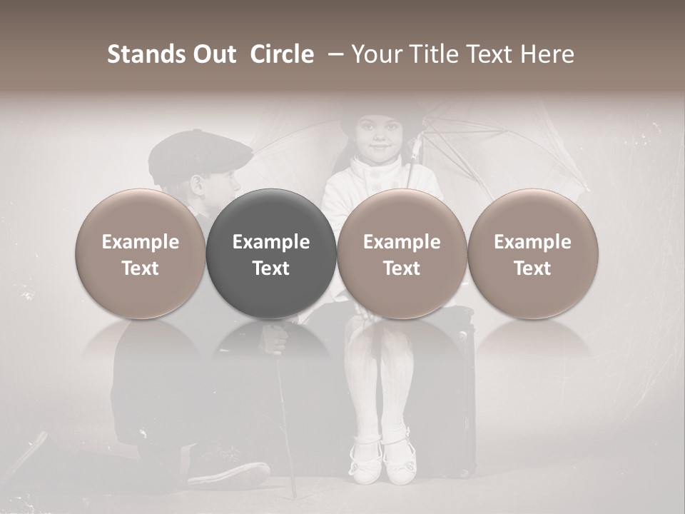 Background Vintage People PowerPoint Template