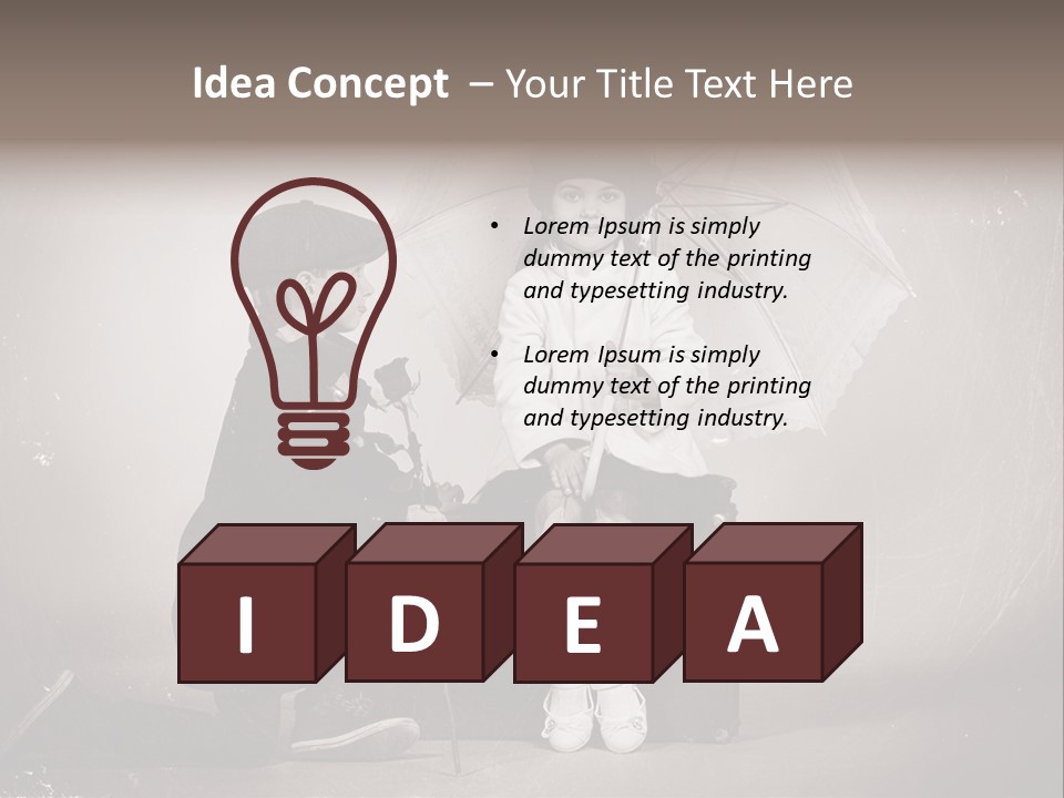 Background Vintage People PowerPoint Template