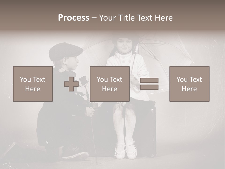 Background Vintage People PowerPoint Template