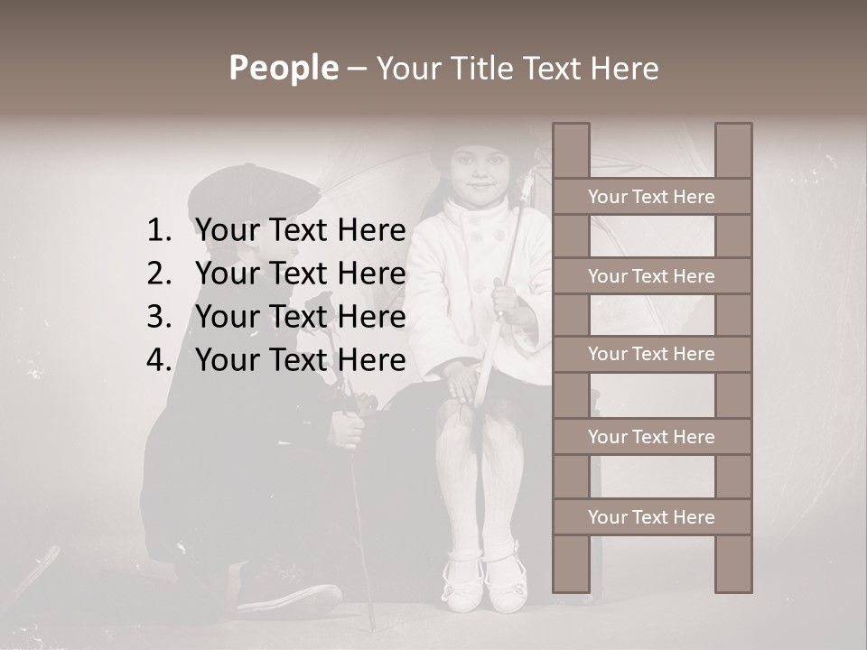 Background Vintage People PowerPoint Template