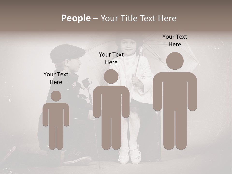Background Vintage People PowerPoint Template