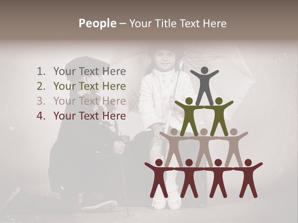 Background Vintage People PowerPoint Template