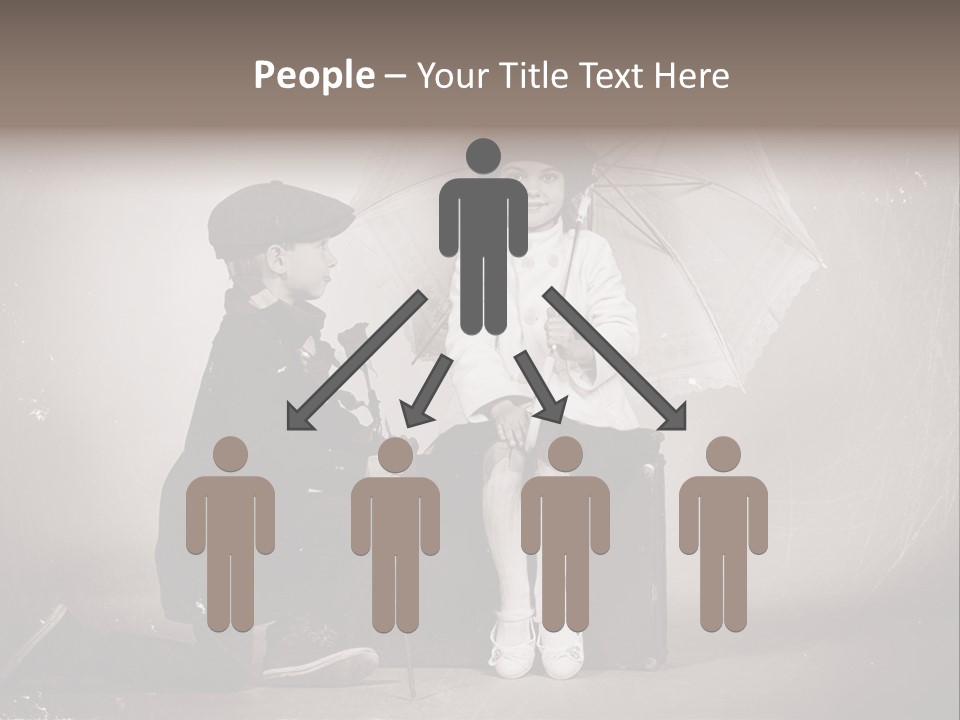 Background Vintage People PowerPoint Template
