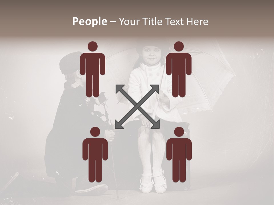 Background Vintage People PowerPoint Template