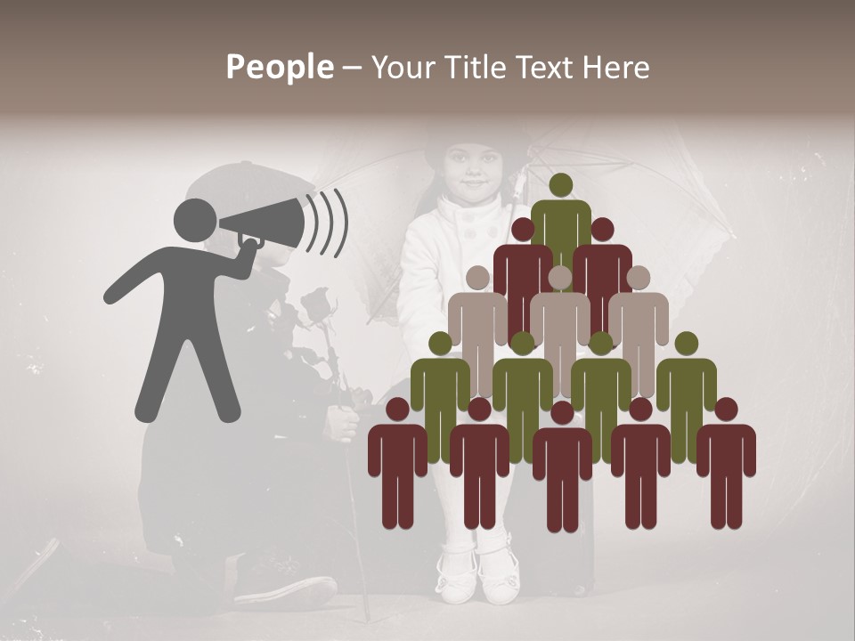 Background Vintage People PowerPoint Template