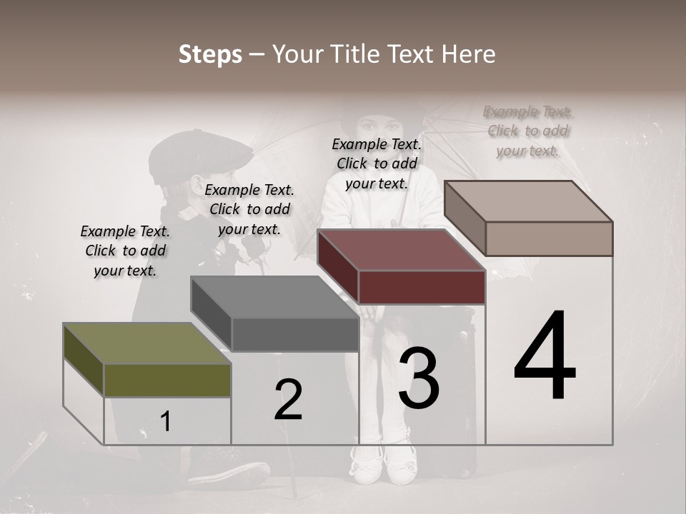 Background Vintage People PowerPoint Template