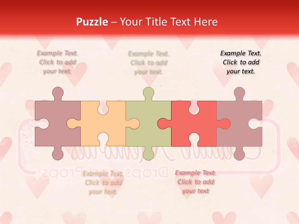 Wallpaper Pink Romantic PowerPoint Template