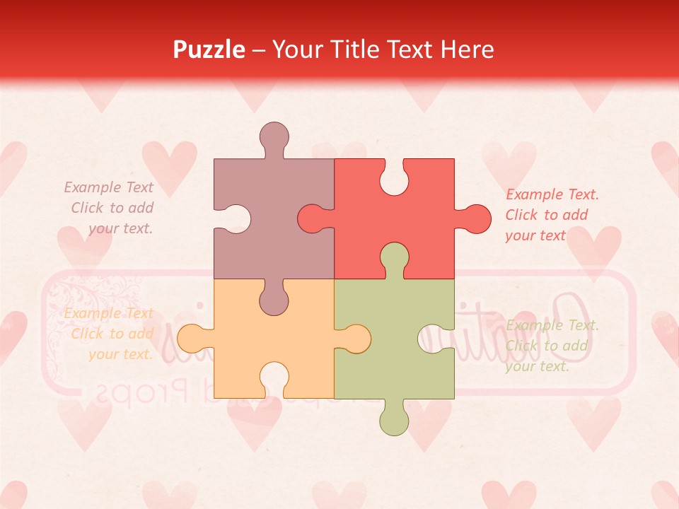 Wallpaper Pink Romantic PowerPoint Template