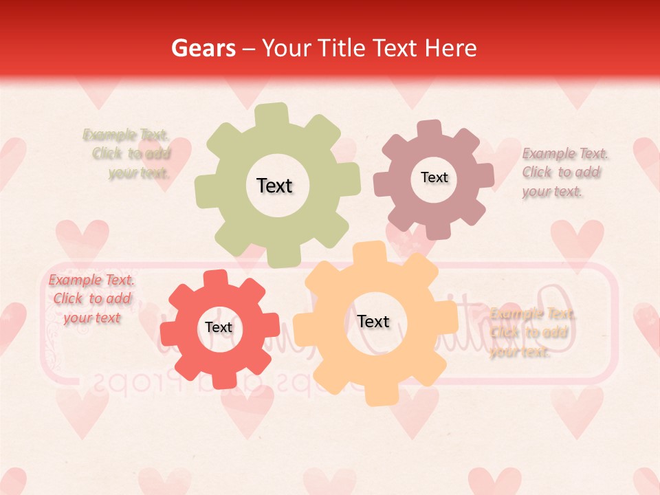 Wallpaper Pink Romantic PowerPoint Template