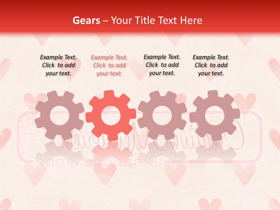 Wallpaper Pink Romantic PowerPoint Template
