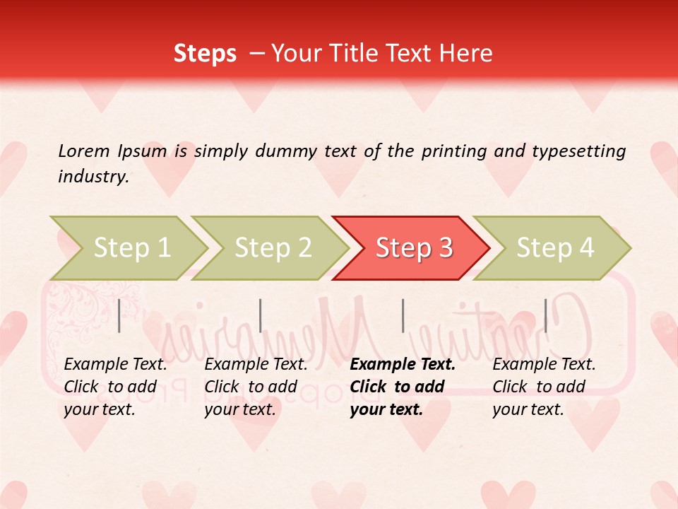 Wallpaper Pink Romantic PowerPoint Template