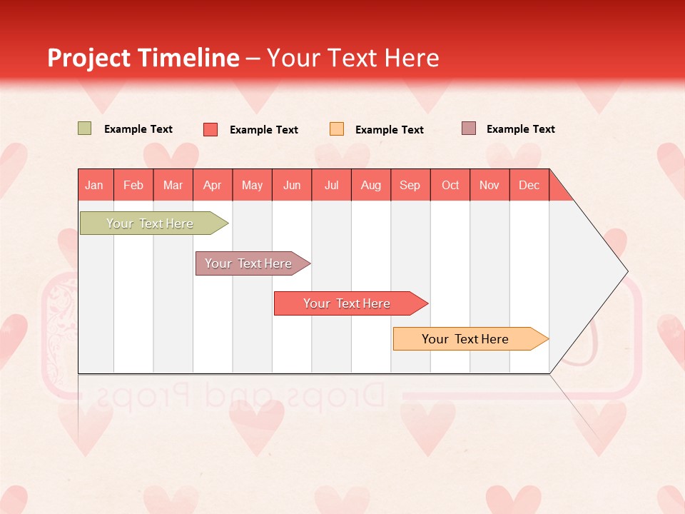 Wallpaper Pink Romantic PowerPoint Template