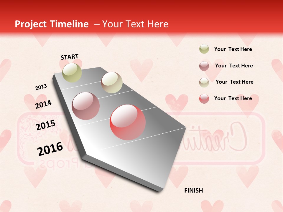 Wallpaper Pink Romantic PowerPoint Template