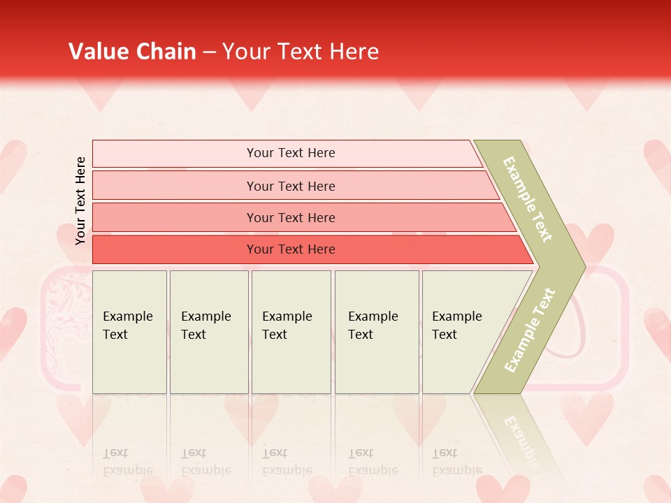 Wallpaper Pink Romantic PowerPoint Template