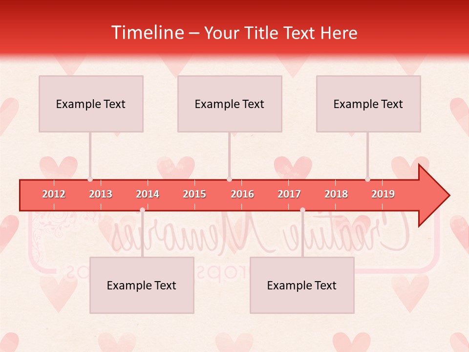 Wallpaper Pink Romantic PowerPoint Template