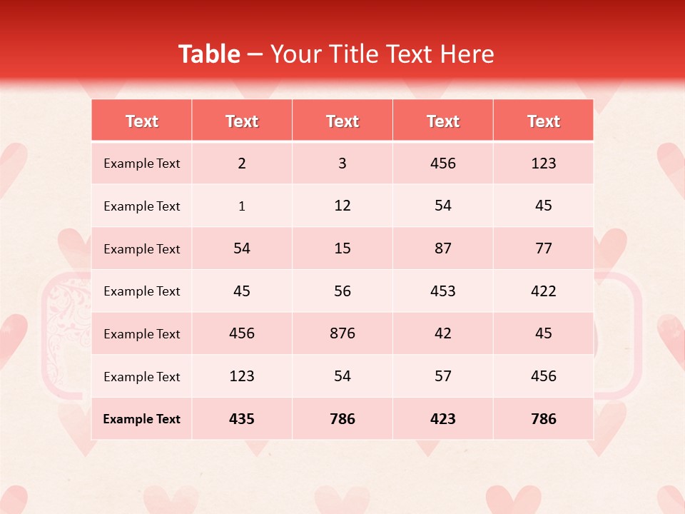 Wallpaper Pink Romantic PowerPoint Template