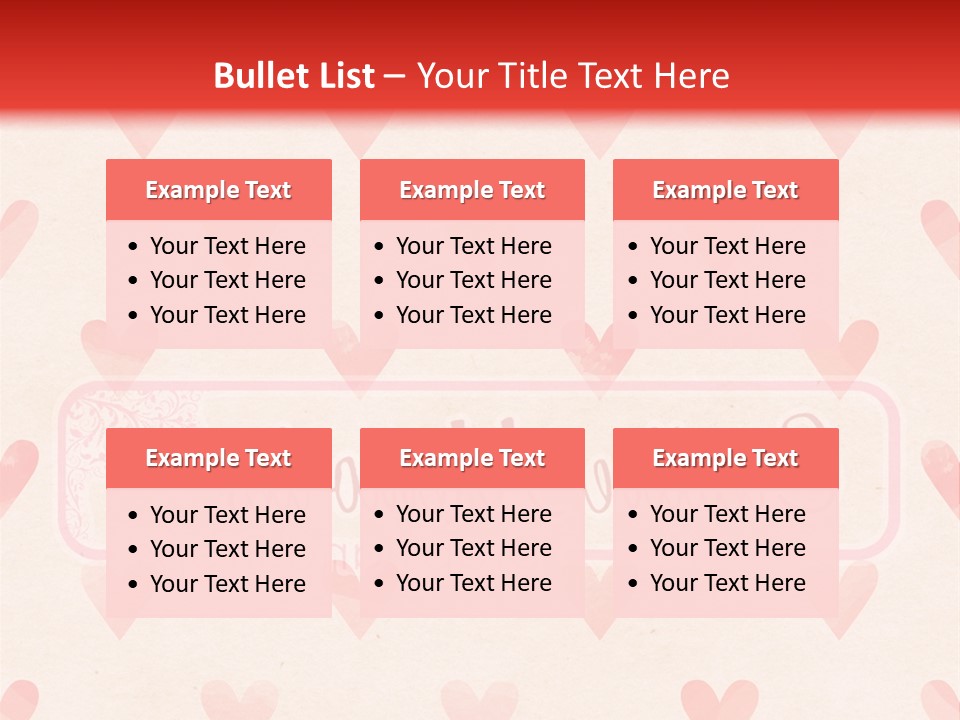 Wallpaper Pink Romantic PowerPoint Template