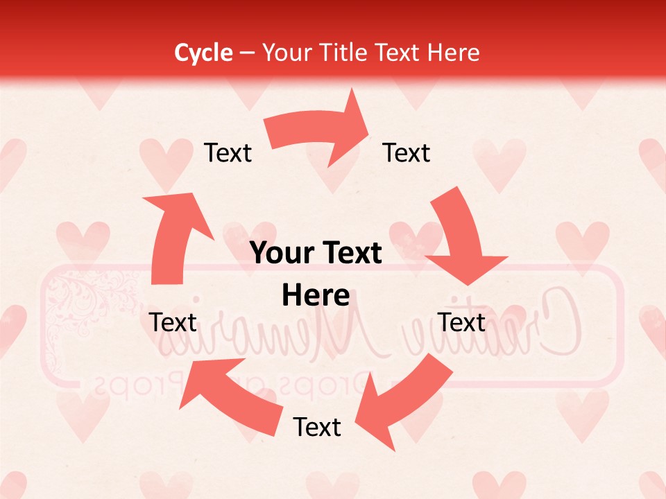 Wallpaper Pink Romantic PowerPoint Template