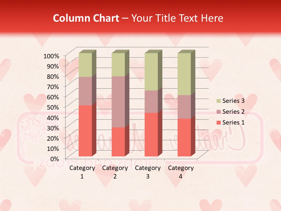 Wallpaper Pink Romantic PowerPoint Template