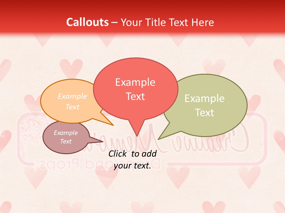 Wallpaper Pink Romantic PowerPoint Template