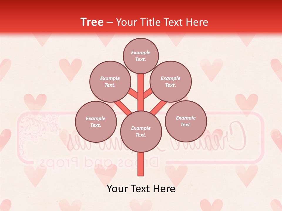 Wallpaper Pink Romantic PowerPoint Template