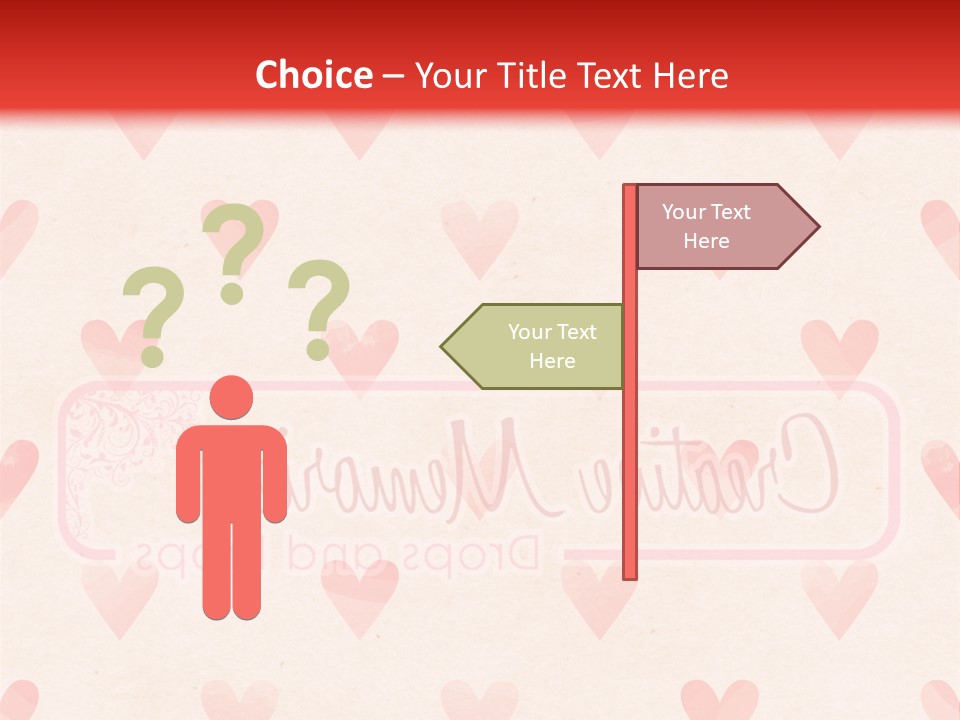 Wallpaper Pink Romantic PowerPoint Template