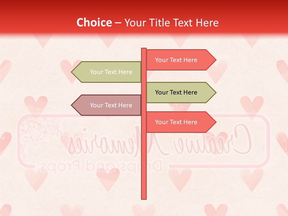 Wallpaper Pink Romantic PowerPoint Template