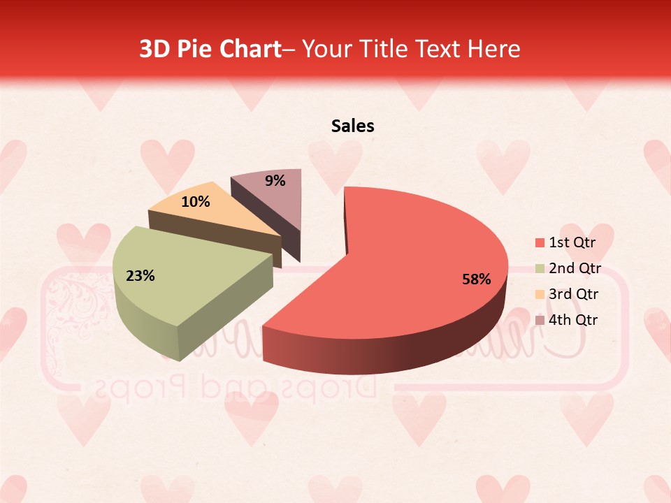 Wallpaper Pink Romantic PowerPoint Template