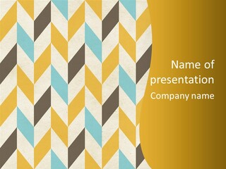 Geometric Paper Pattern PowerPoint Template