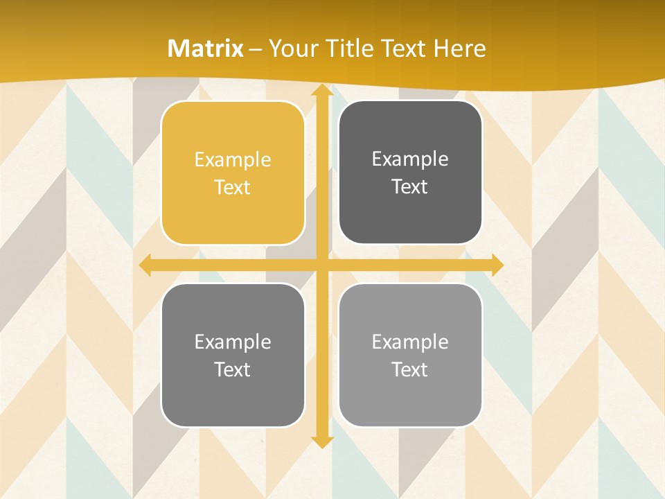 Geometric Paper Pattern PowerPoint Template