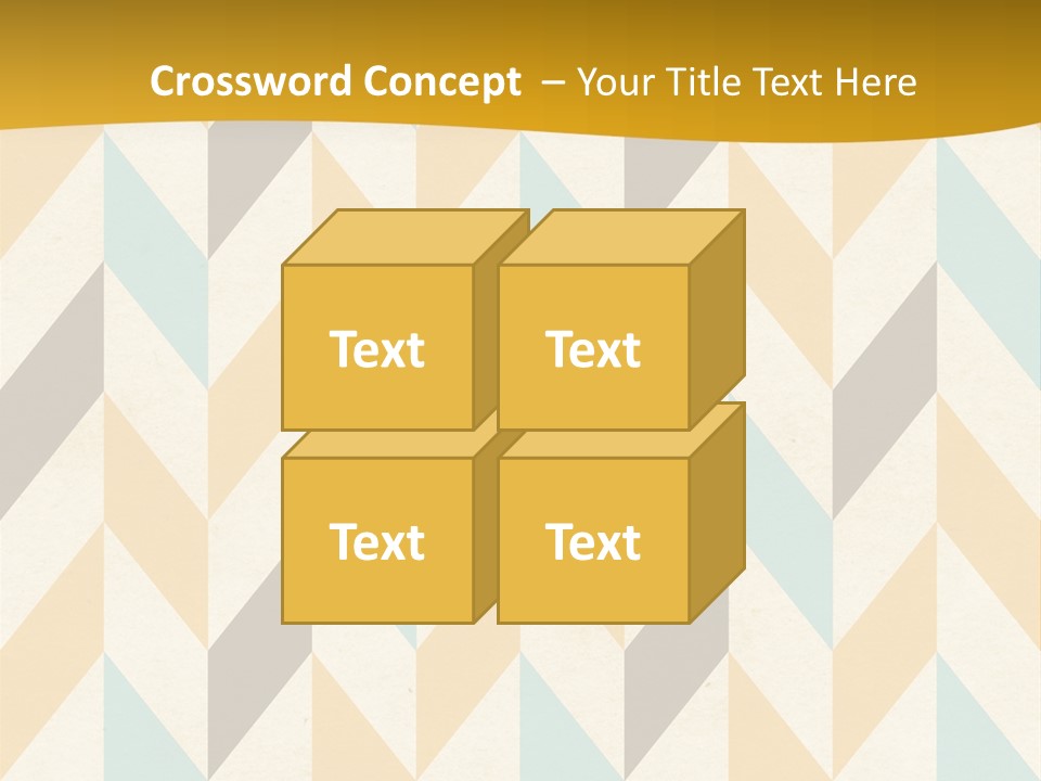 Geometric Paper Pattern PowerPoint Template