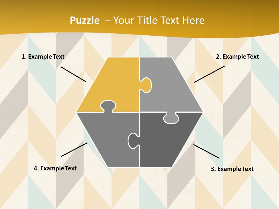 Geometric Paper Pattern PowerPoint Template