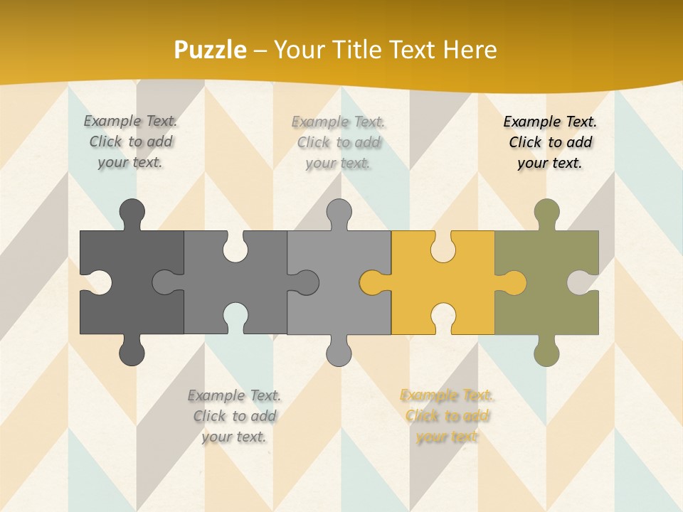 Geometric Paper Pattern PowerPoint Template