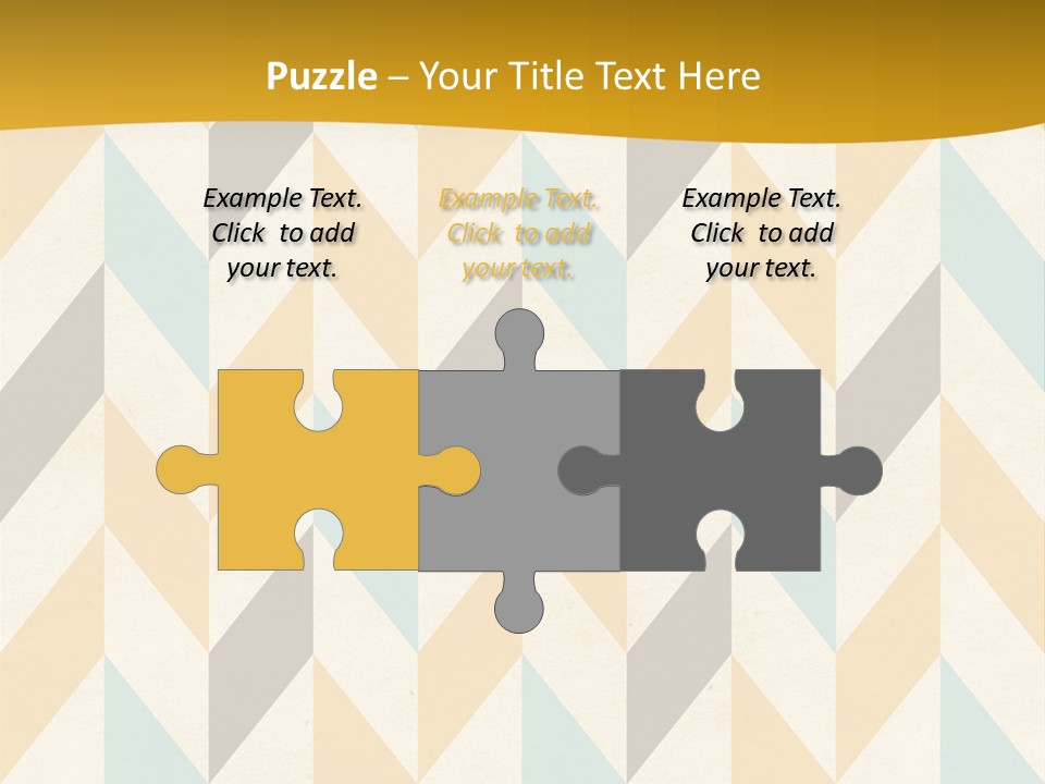 Geometric Paper Pattern PowerPoint Template