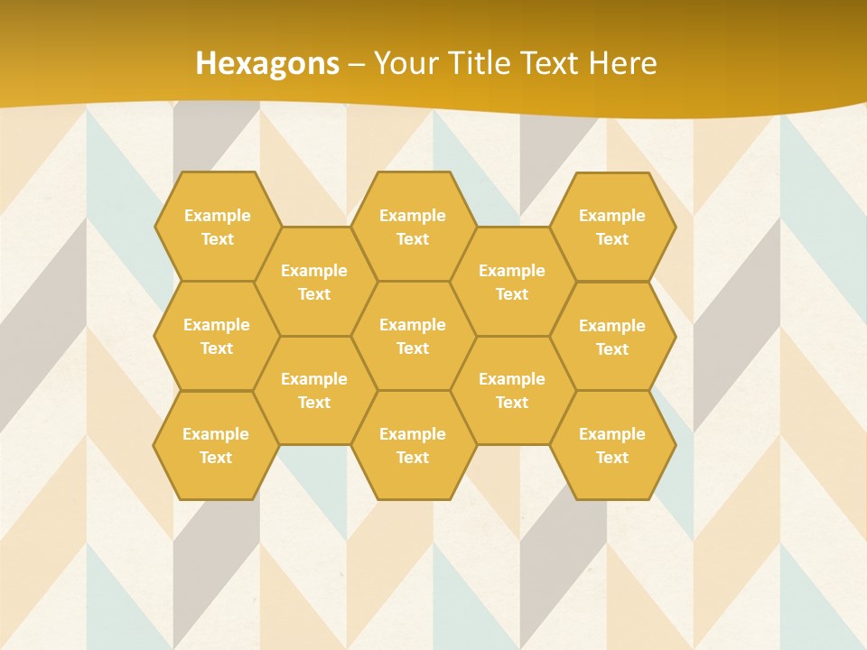 Geometric Paper Pattern PowerPoint Template