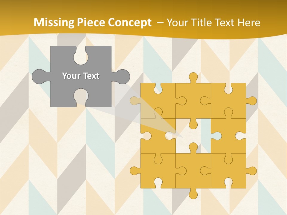 Geometric Paper Pattern PowerPoint Template