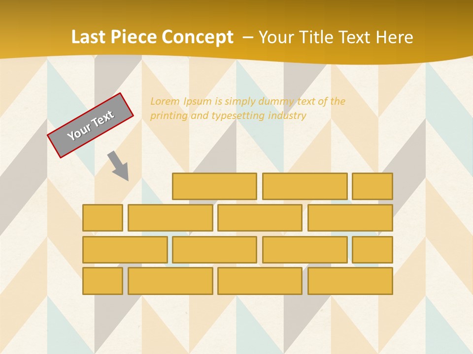 Geometric Paper Pattern PowerPoint Template