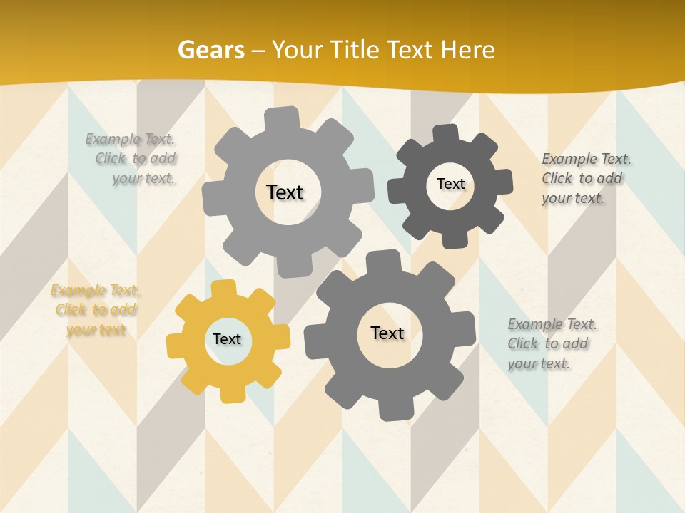 Geometric Paper Pattern PowerPoint Template